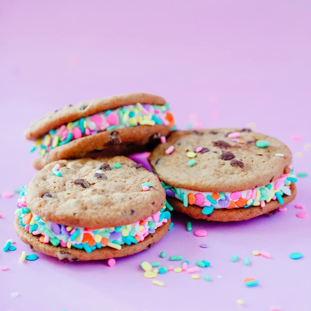 Pastel Party Sprinkles Mix | Made In USA By Sprinkle Pop| A Blend of Pink yellow Blue Green Purple Orange Lavender Mint Confetti Sprinkles| Easter Sprinkles For Decorating Cake Cupcakes Cookies, 4oz