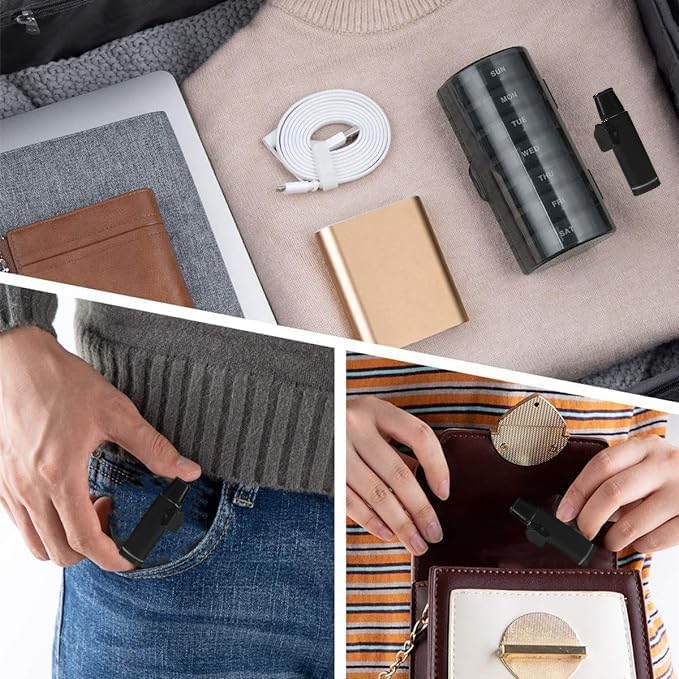 3 Pack Mini Pepper Shaker,Premium Metal Spice Dispenser and Sweetener Portable Travel Storage (Anodized Aluminum)