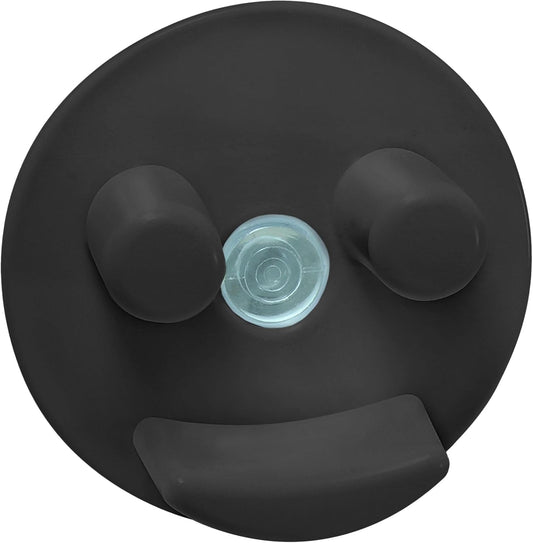 Sponge Daddy Caddy by Storage Theory – Sponge Mommy & Daddy Kitchen Sink Organizer, Universal, Simple Suction Cup Installation, Dishwasher Safe, Keep Sponges Dry, Odor-Free – Black, 1 Pack