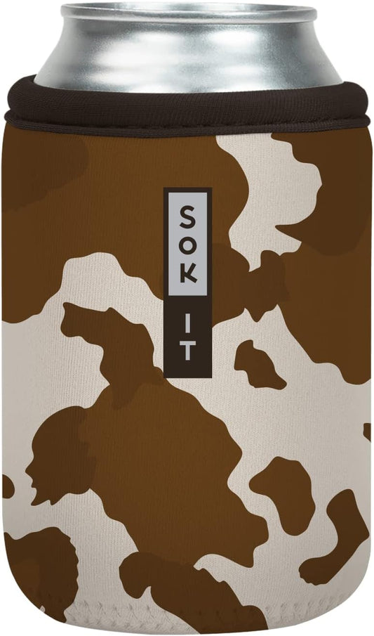 Sok It CanSok Sleeve for Beer & Soda Insulated Neoprene Cover (Cowgirl, 12oz Can Sleeve)