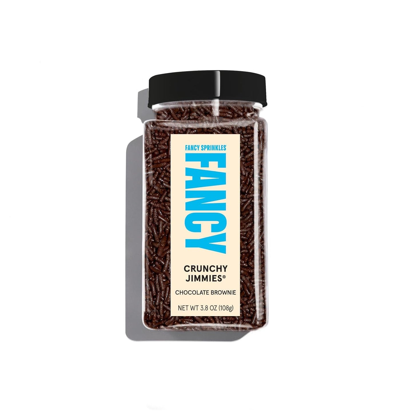 Fancy Sprinkles Chocolate Jimmies Crunchy Sprinkles, Real Sugar, For Ice Cream, Cookies, Cakes, Cupcakes, Dessert Decorating Sprinkles (0.5c)