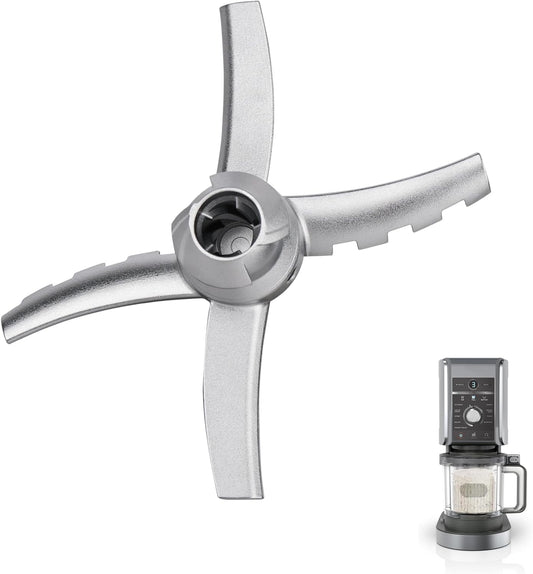 Blades Replacement for Ninja Deluxe NC501 Series Ice Cream Makers - Paddle Blade Replacement for Ninja Creamerizer NC500 NC501 NC500C NC501C NC501H - Stainless Steel