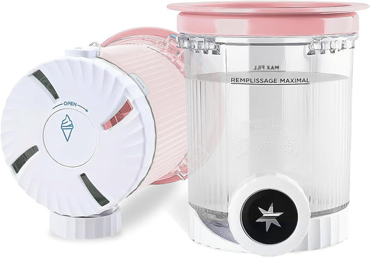 2-Pack CREAMi Pints and Lids for Ninja Swirl - Replacement Containers Compatible with NC700 Series Ice Cream Maker, Dishwasher Safe & BPA-Free Accessories for Ninja CREAMi NC700 Model