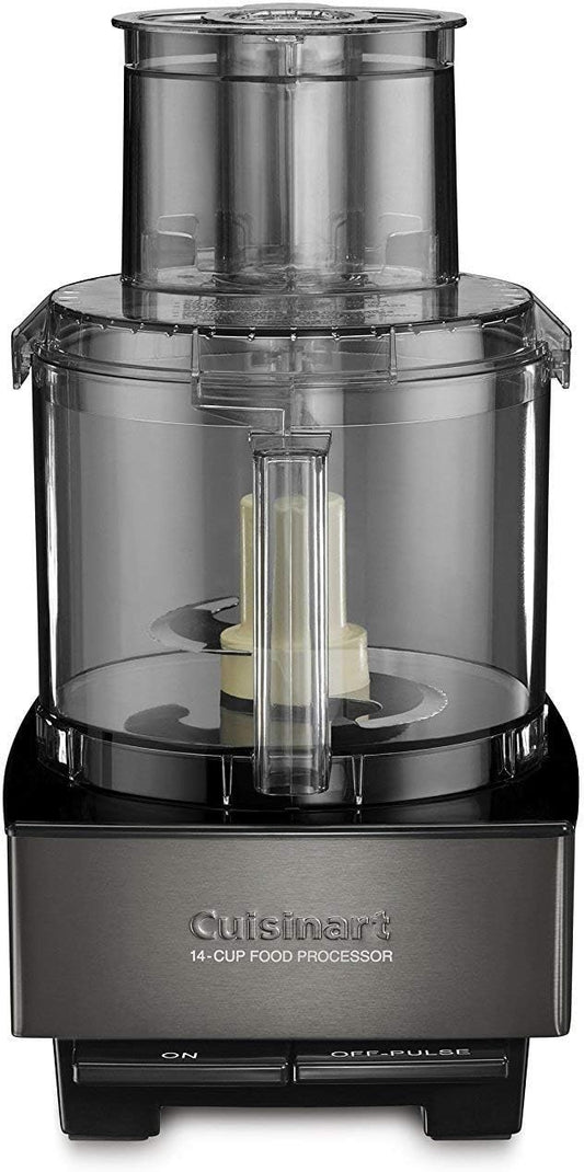 Cuisinart Food Processor 14-Cup Vegetable Chopper for Mincing, Dicing, Shredding, Puree & Kneading Dough, Black Stainless, DFP-14BKSY