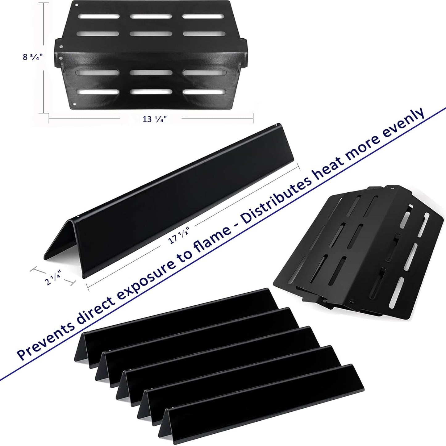 Grill Parts for Weber Genesis e330 Grill Parts, for Genesis E310 E320 E330 S310 S320 S330 EP310 EP320 EP330 Sear Burner, 4 Burner Tubes 5 Flavor Bars 2 Heat Deflectors Weber 62752 7620 7622 7621