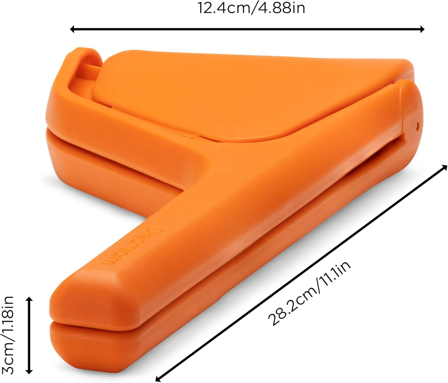 Dreamfarm Original Orange Fluicer Easy-Squeeze Fold-Flat Citrus Juicer - 11 Inch, Suits All Citrus