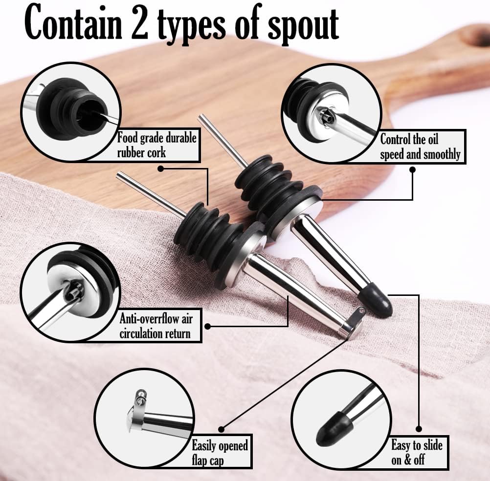 Sweejar Ceramic Olive Oil Dispenser Bottle, Opaque Oil Cruet Protects Oil to Reduce Oxidation, Suitable for Oil, Vinegar, Coffee Syrups & Other Liquids, Pack of 1, 15.5 Fl Oz (Gradient Yellow)