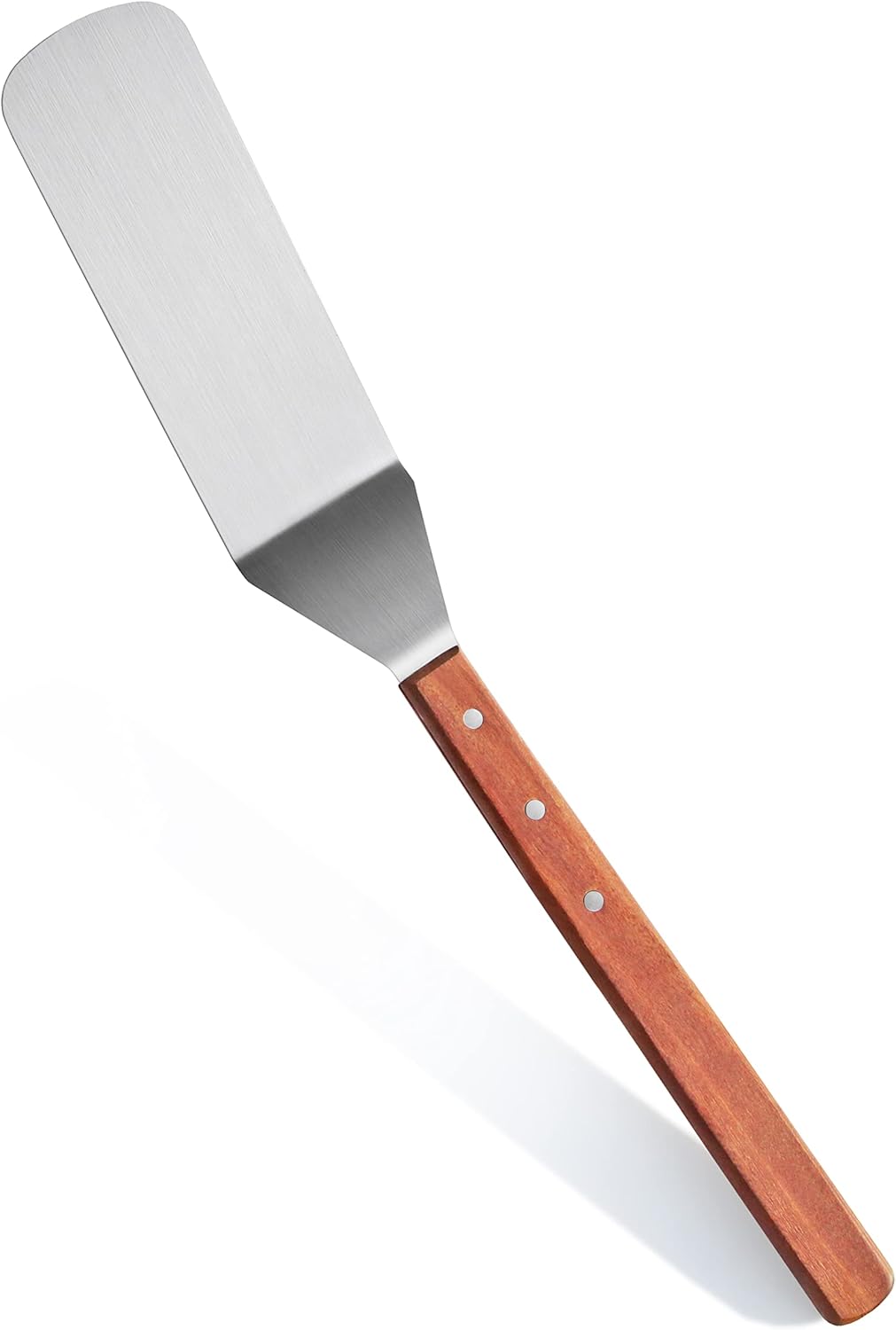 New Star Foodservice 38200 Wood Handle Flexible Grill Turner/Spatula, 21-Inch
