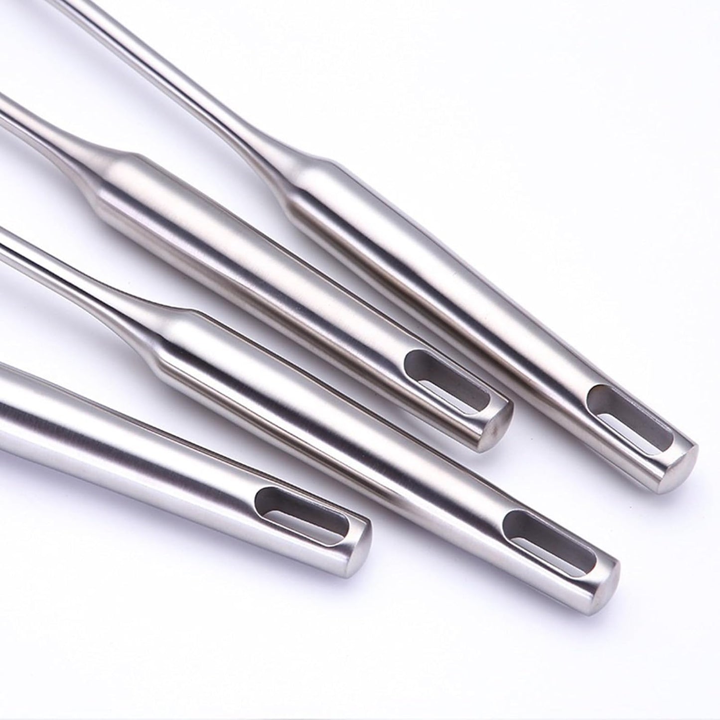 Cooking Utensils Set Stainless Steel Kitchen Metal Serving Utensils Set of 6 Pcs-Wok Spatula Ladle Set, Slotted Skimmer, Pasta Server, Serving Spoon, Slotted Spatula Tunner,Dishwasher Safe