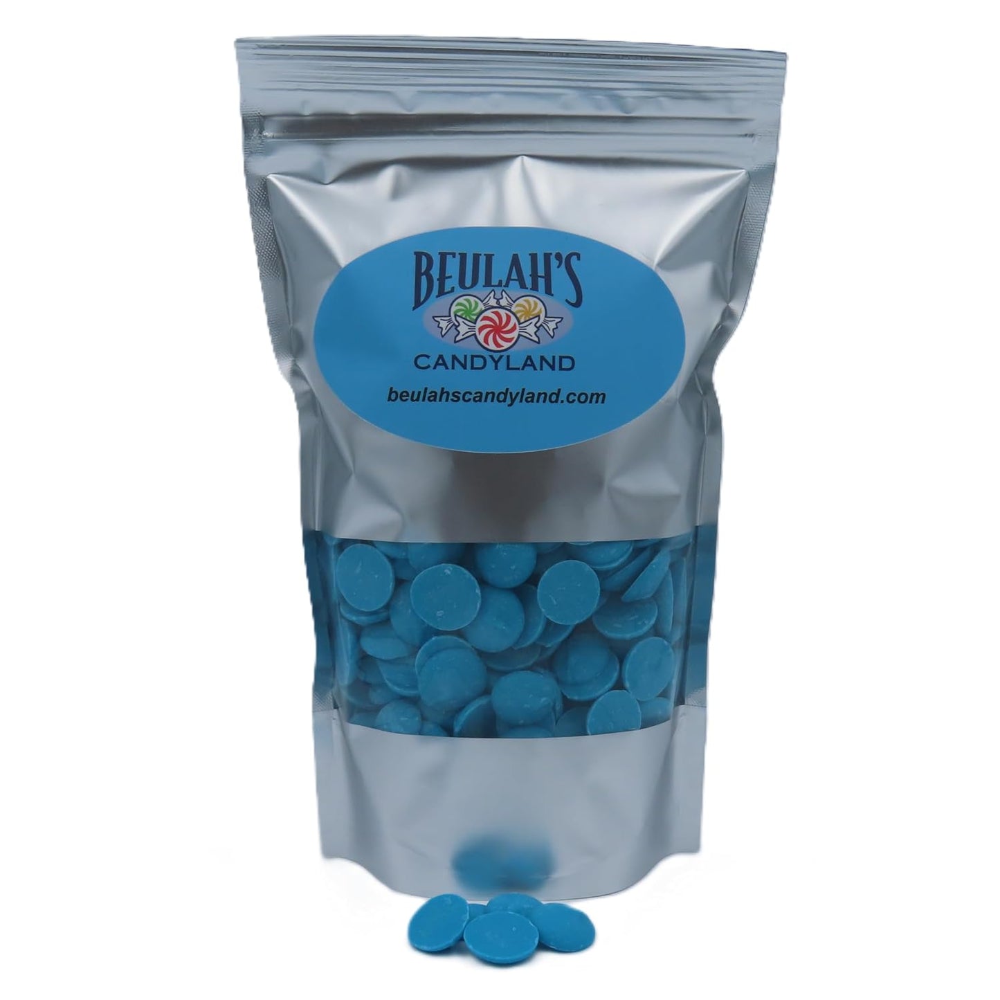 MERCKENS Coating Wafers, Blue Melting Chocolate, 2 Pound Package