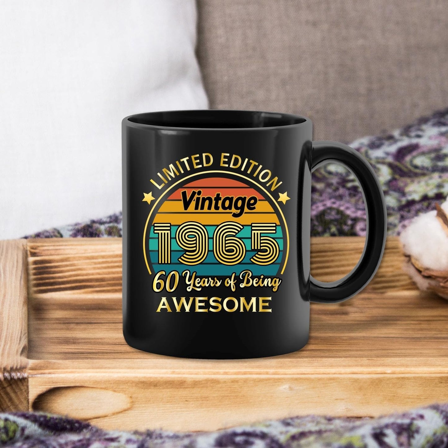QUPT 60th birthday gifts for men-1964 60th Birthday Mug Gift for Men Women-1964 Old Time Information-60th Birthday Mug- 60 Year Old Birthday Party Decorations, Sixty Birthday Mug