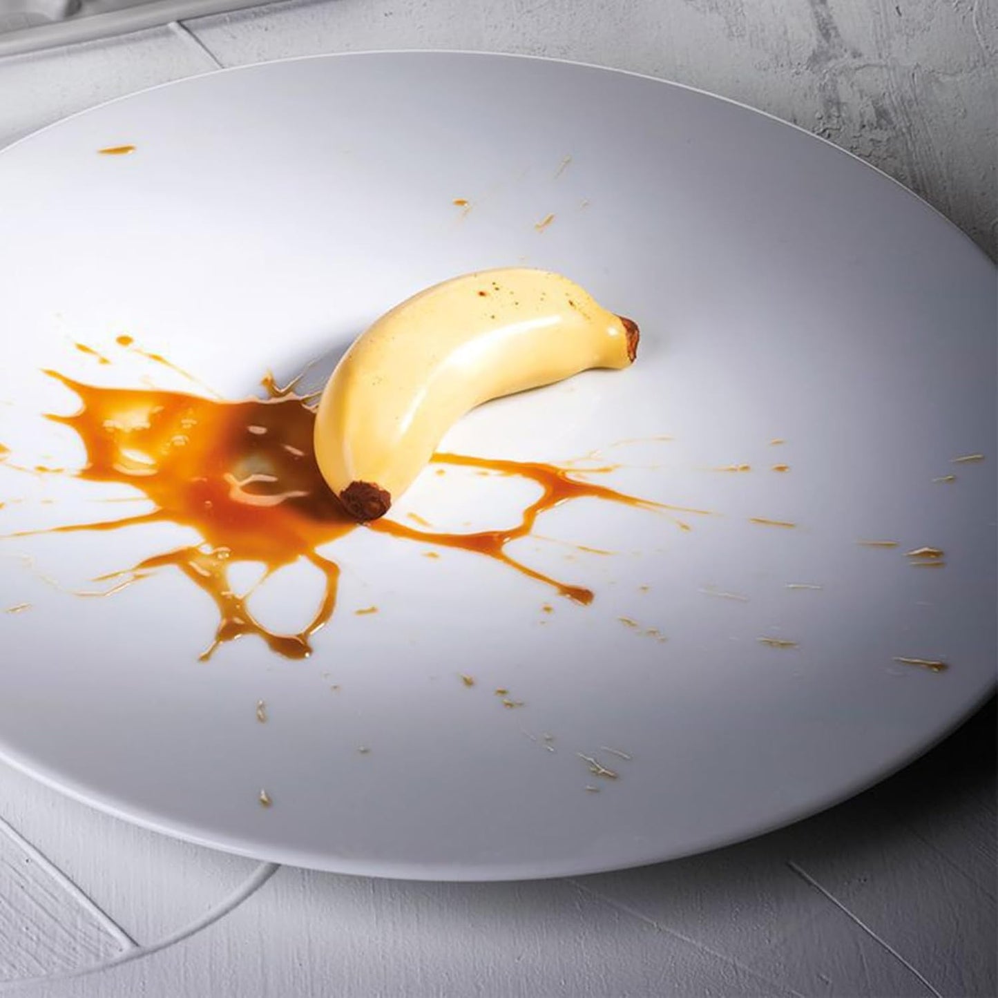 OCPO KITCHEN 3D Banana Shape Silicone Molds for Baking Mousse Cake, 3D Silicone Baking Mold for Candy Pastry Chocolate Truffle Cupcake Jelly Cookie Pudding Cake Decoration Mold, 12-Cavity