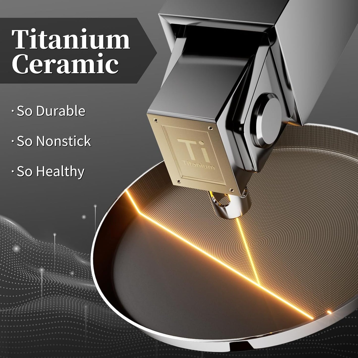 11 Inch Stainless Steel Crepe Pan - Titanium Ceramic Nonstick Crepe Pan, Stainless Steel Pancake Pan, Non Stick Flat Skillet Tawa Dosa Tortilla Griddle Pan, Induction Compatible, PFOA&PFAS Free