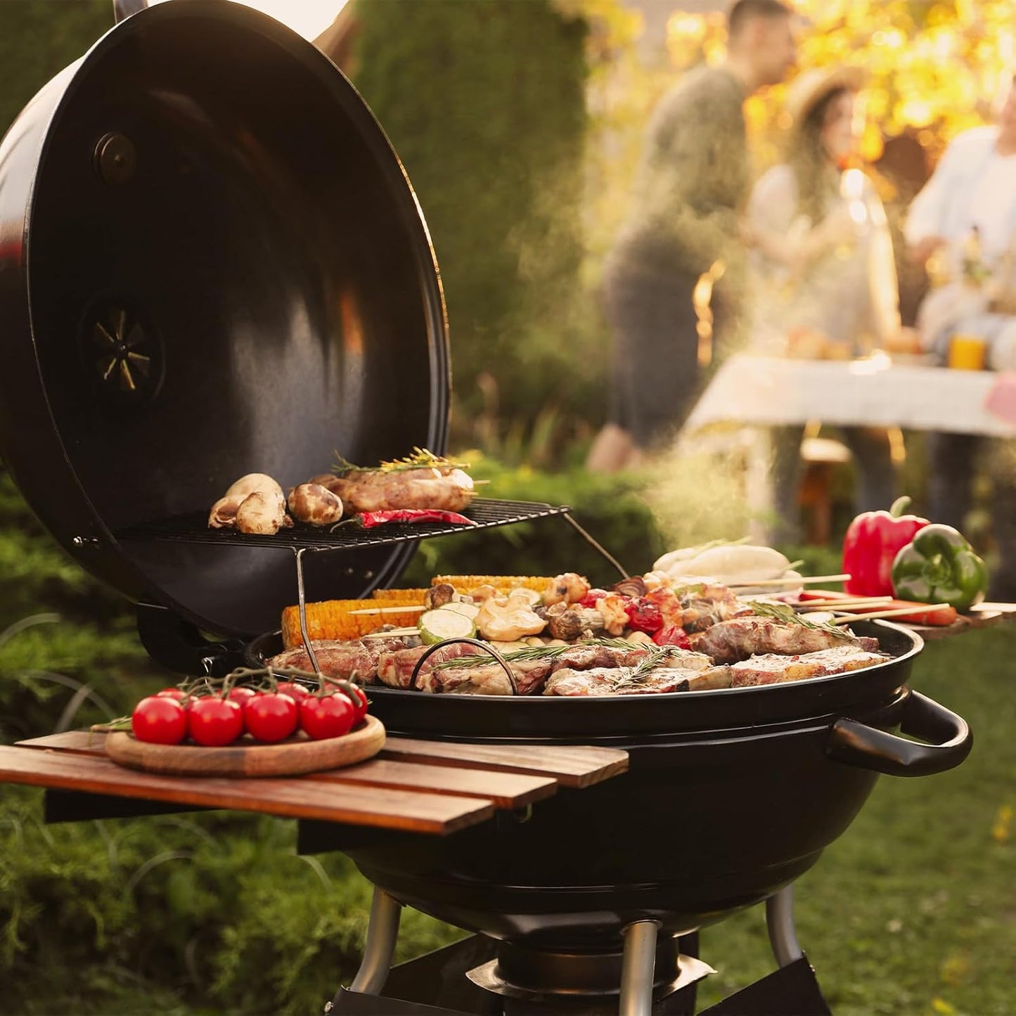 uxcell 2 Pcs Round Cooking Rack with Legs, Dia 8.9 Inch 304 Stainless Steel Barbecue Grill for Cooking Baking Barbecue Air Fryer Racks, Silver