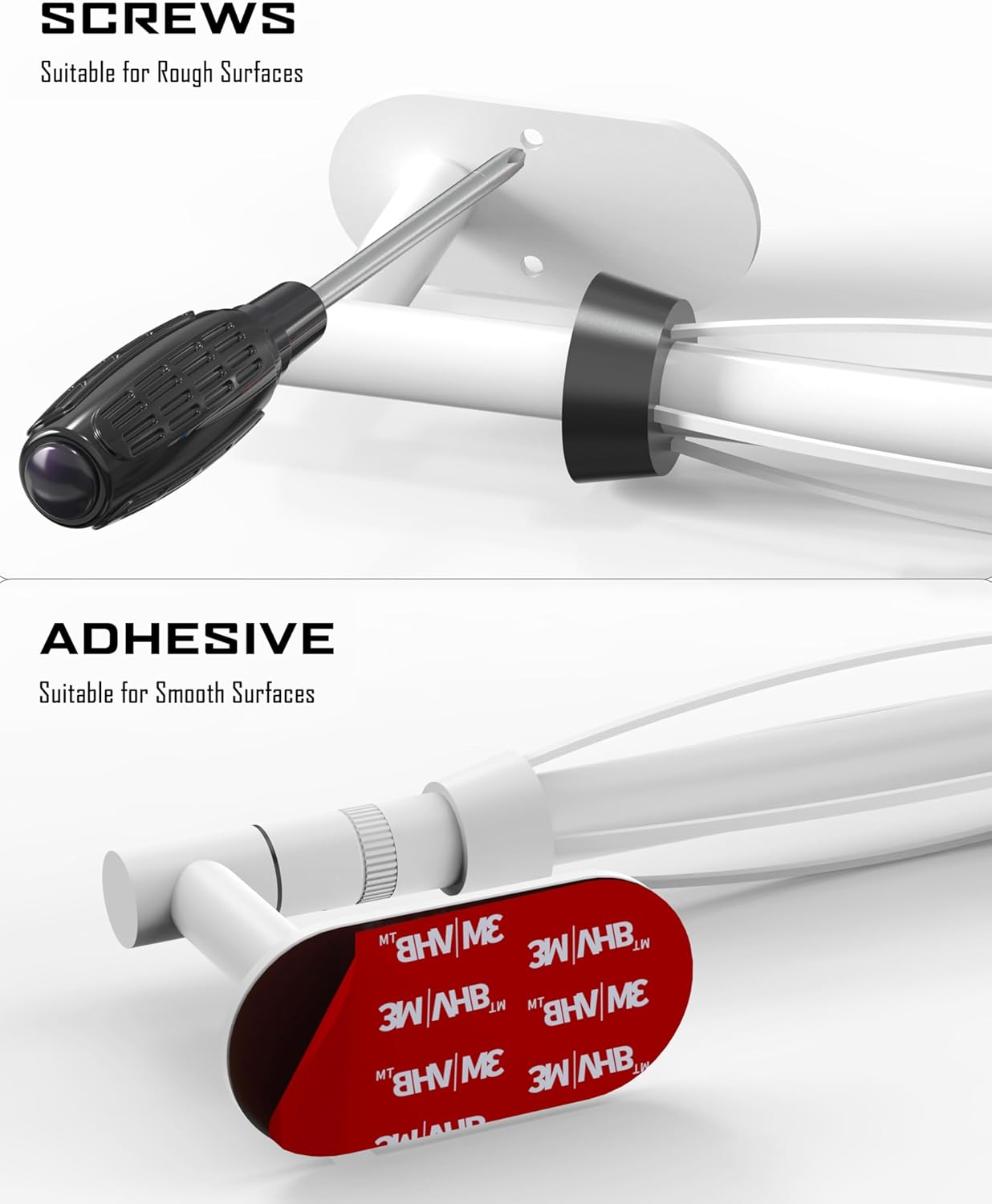 Paper Towel Holder Under Cabinet, Single Hand Operable Roll Holder with Damping Effect,No Drilling or Wall Mounted SUS304 Stainless Steel for Kitchen Bathroom (White)