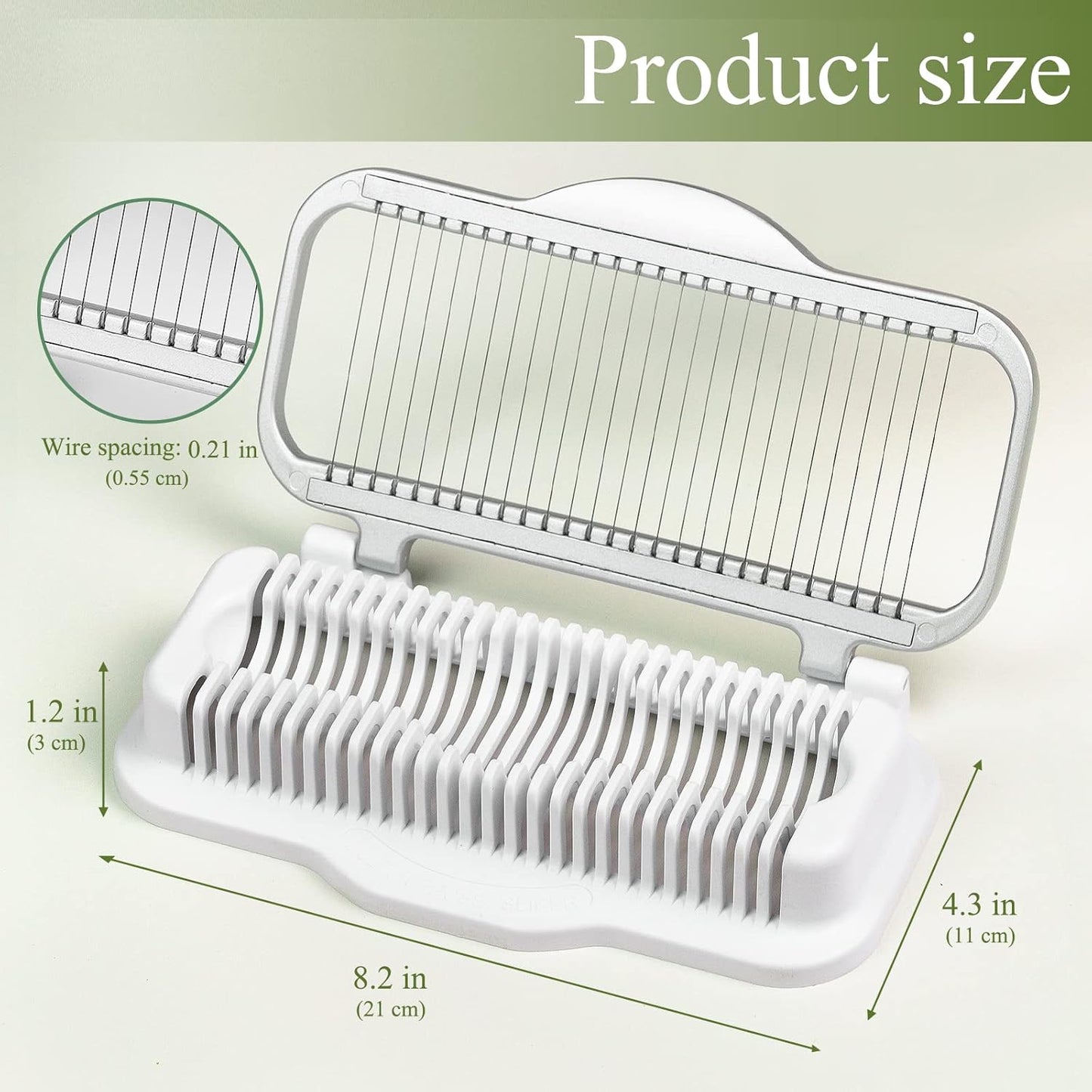 Egg Slicer for Hard Boiled Eggs Banana Slicer, Aluminium & Stainless Steel Wires Strawberry slicer Multipurpose Heavy Duty Dishwasher Safe Banana Cutter slicer