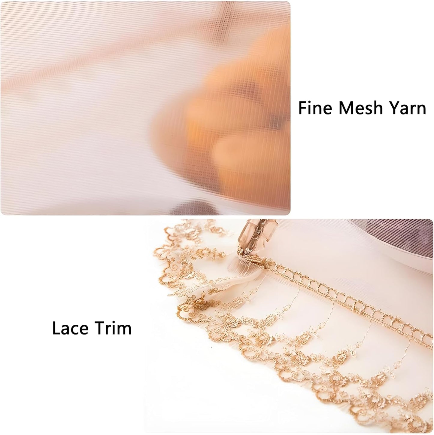 3-Pack Extra Large Food Cover, 32"x32" Pop-Up Food Nets, Mesh Food Covers Tent Umbrella for Outdoors, Screen Tents, Parties Picnics, BBQs, Reusable and Collapsible Food Tents