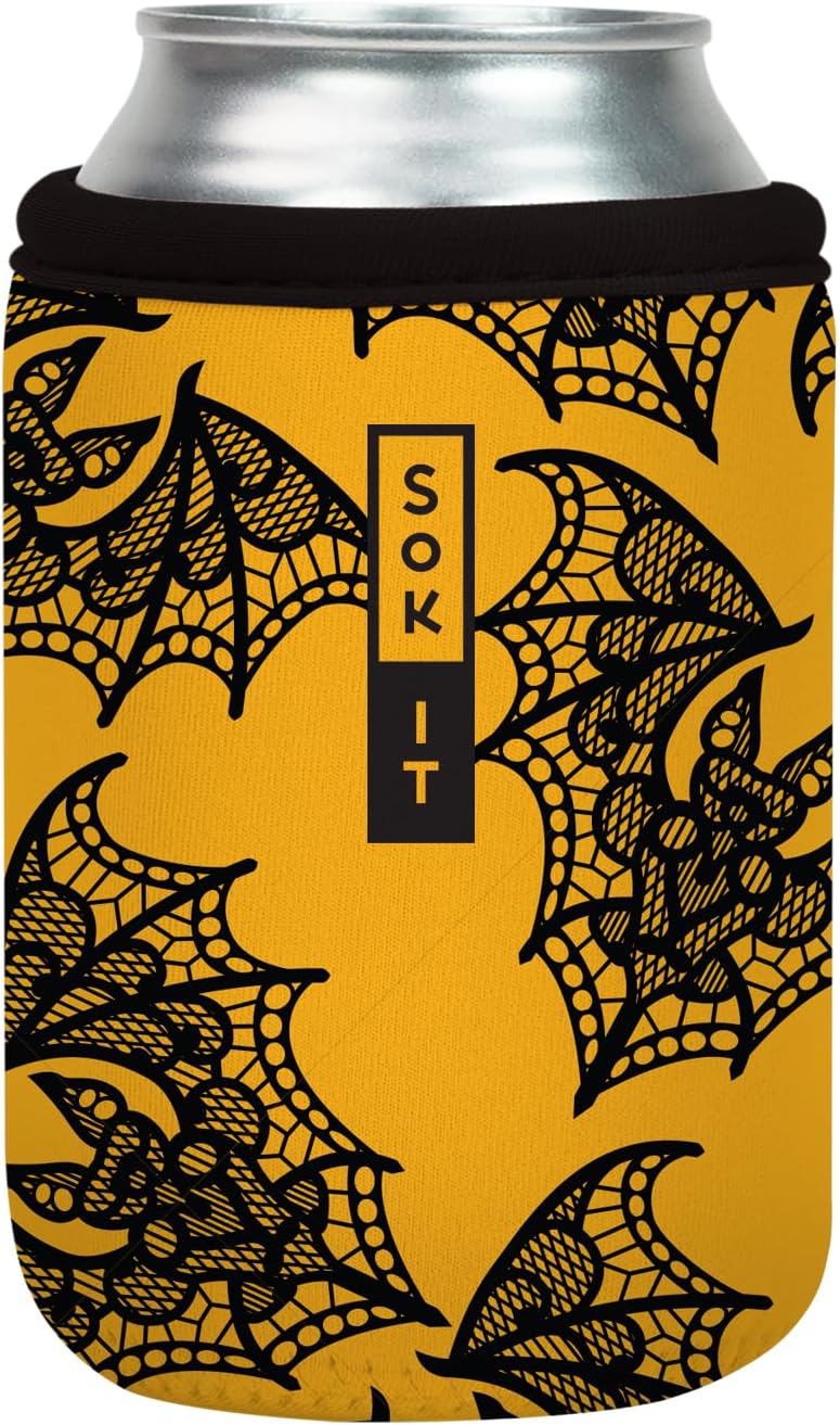 Sok It CanSok Sleeve for Beer & Soda Insulated Neoprene Cover (Night Flight, 12oz Can Sleeve)