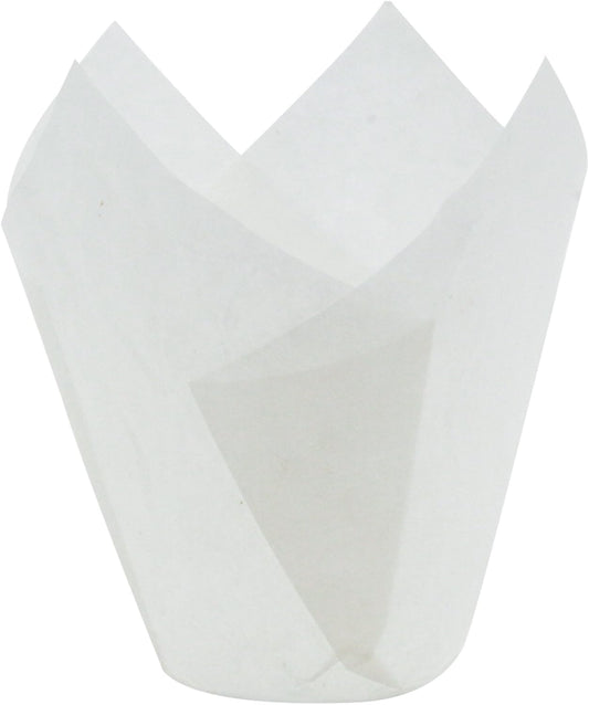 White Tulip Baking Cups, Mini Size, Pack of 125