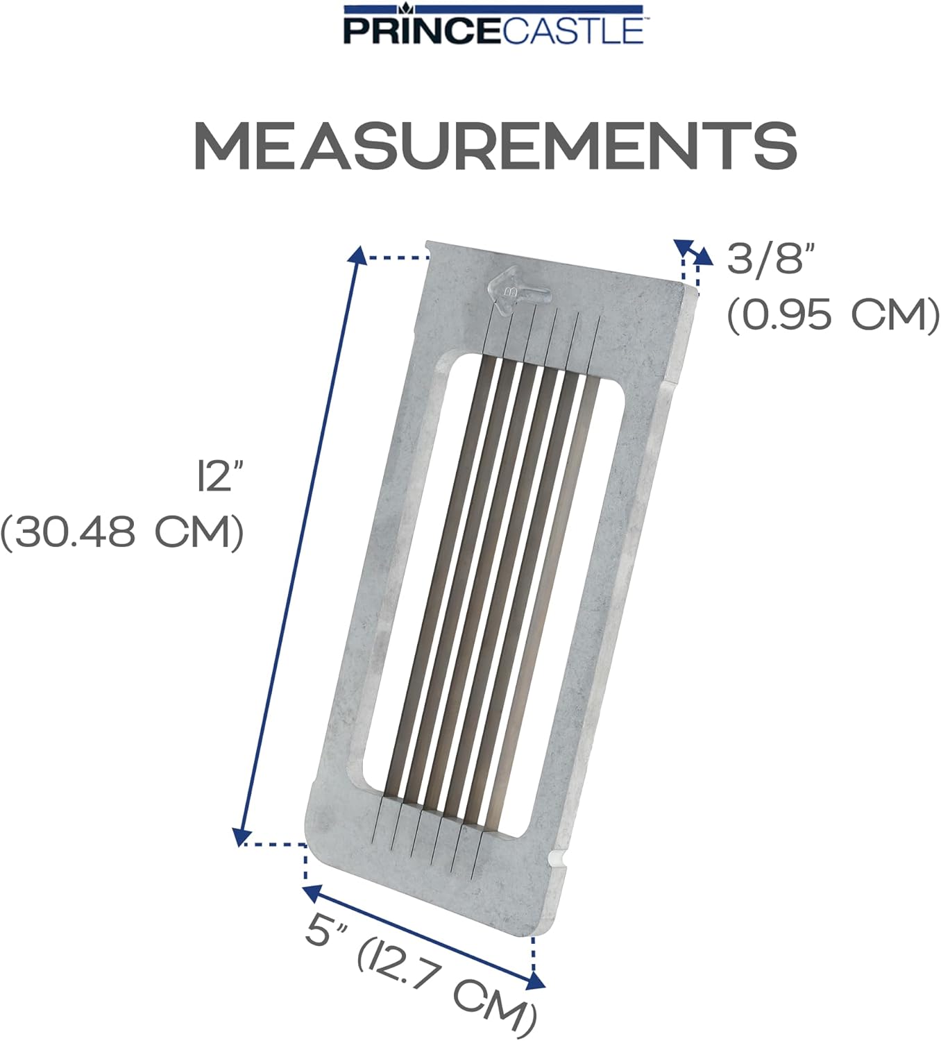 Prince Castle 3/8" Blade Cartridge for 943-C Tomato Saber, 6 Blades - Blade Replacement Cutter Blade for Cutting and Chopping Tomatoes, Fruits and More in Commercial Kitchens, Restaurants and More