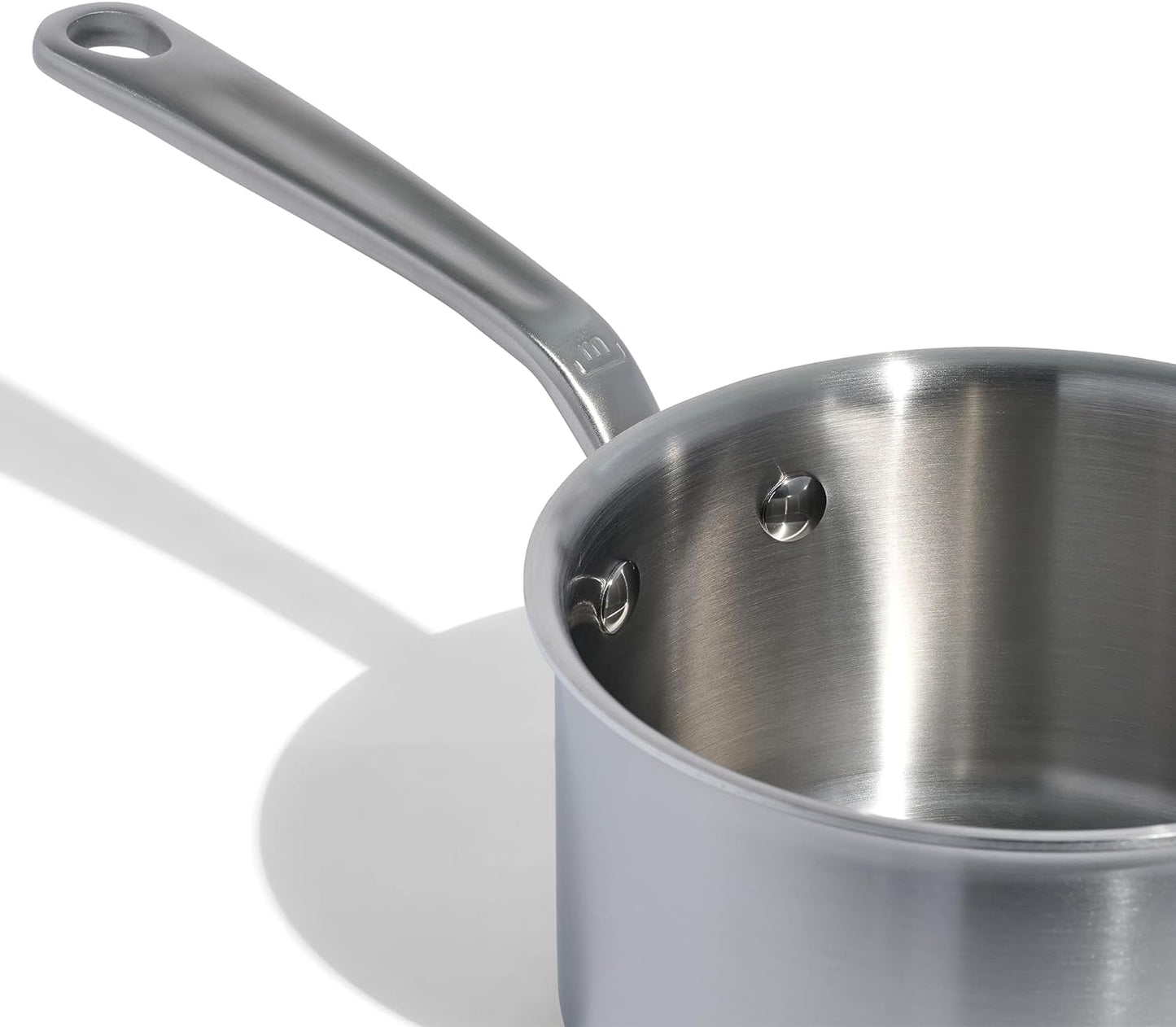 Made In Cookware - 2 Quart Saucepan with Lid - Stainless Clad 5 Ply Construction - Induction Compatible - Professional Cookware - Made in Italy
