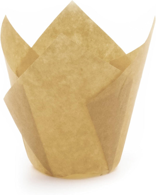 Gold Tulip Baking Cups, Mini Size, Pack of 250