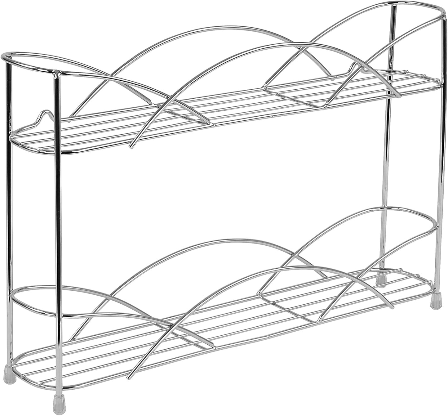 Spectrum Diversified Countertop 2-Tier Spice Rack, Chrome