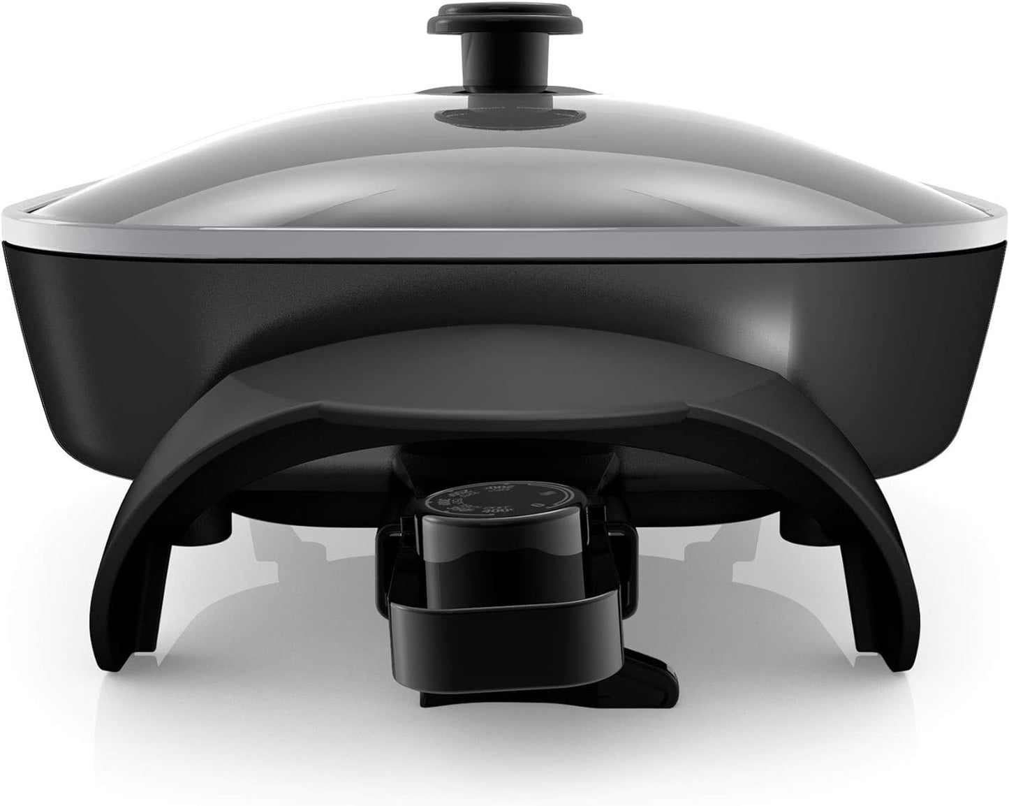 BLACK+DECKER Electric Skillet, Variable Temperature Control, Nonstick Cooking Surface, Dishwasher Safe, Tempered Glass Lid, 12"x15"