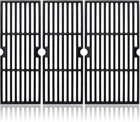 Adviace 18 Inches Grill Grates Replacement for Charbroil Performance 463377319, 463376419, 463376519, 463376319, Cast Iron Cooking Grid Grates for Char-Broil G470-0002-W1, G470-0003-W1, G321-0005-W1.