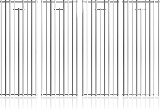 4Pack 19.25" Stainless Steel Cooking Grates Replacement Parts For16517 Bull 8248 LP, 18249 NG, Angus 47628, Brahma, Lonestar Select 87048,87049, Outlaw Steer Premium, 7 Burner Premium 18248,18249