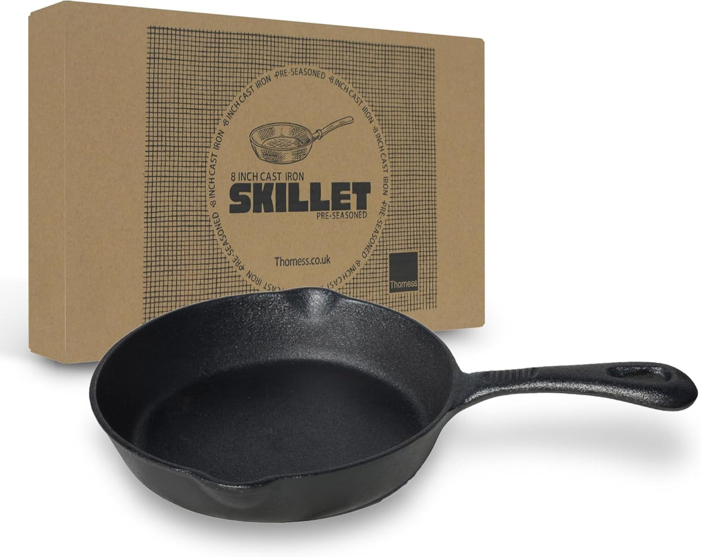 8 Inch Cast Iron oven safe tarte tatin pan/skillet