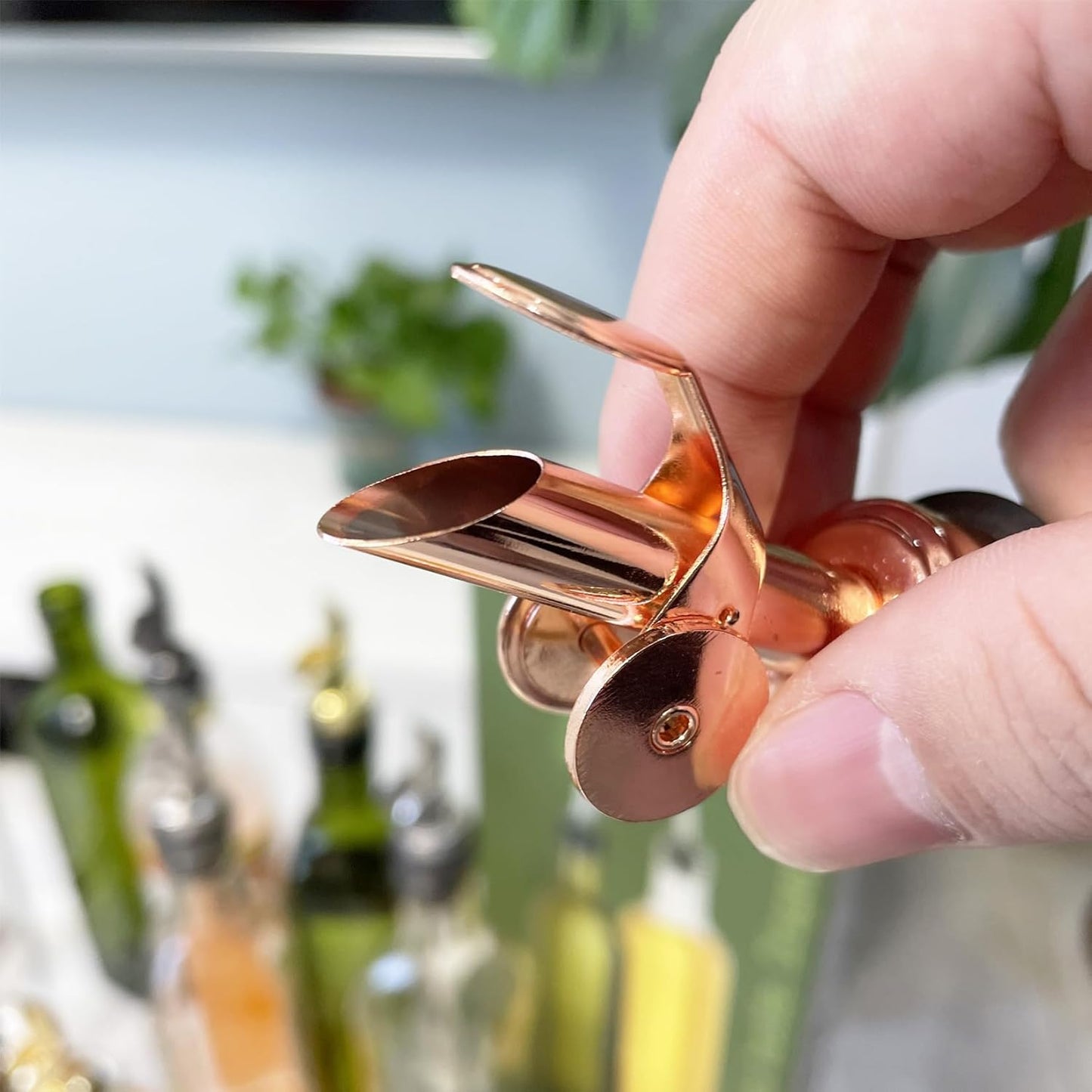 Pafusen 12 Pack Weighted Liquor Pour Spout, Auto Flip Olive Oil Dispenser Spout, Pour Spout for Liquor Bottles, Olive Oil Spout, Bottle Pourers for Alcohol Wine Syrup Home Bar Accessories Silver