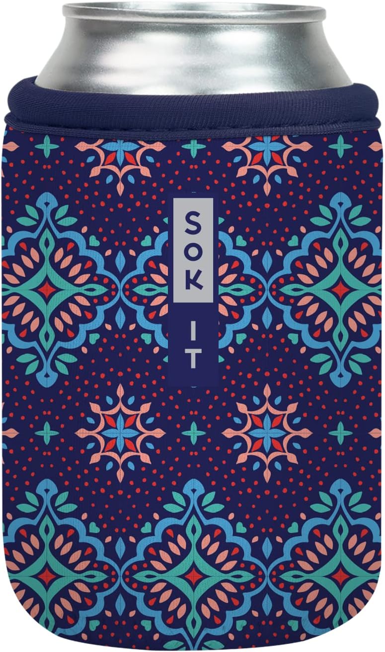 Sok It CanSok Sleeve for Beer & Soda Insulated Neoprene Cover (Diamond Back, 12oz Can Sleeve)