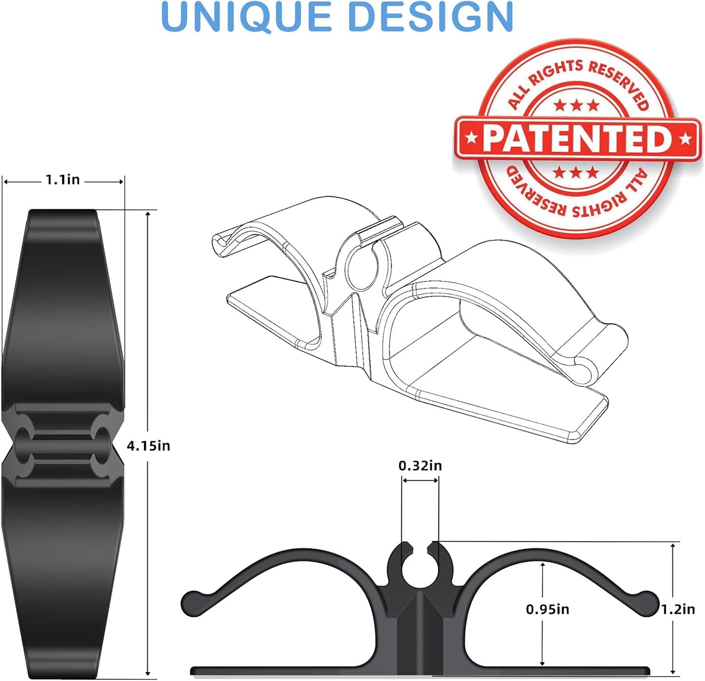 Upgraded kitchen appliance cord organizers Stick On Appliance Wire Organizer, Cord Organizer for Appliances Wire Wrapper for Kitchen Appliances Mixers, Coffee Maker, Pressure Cooker