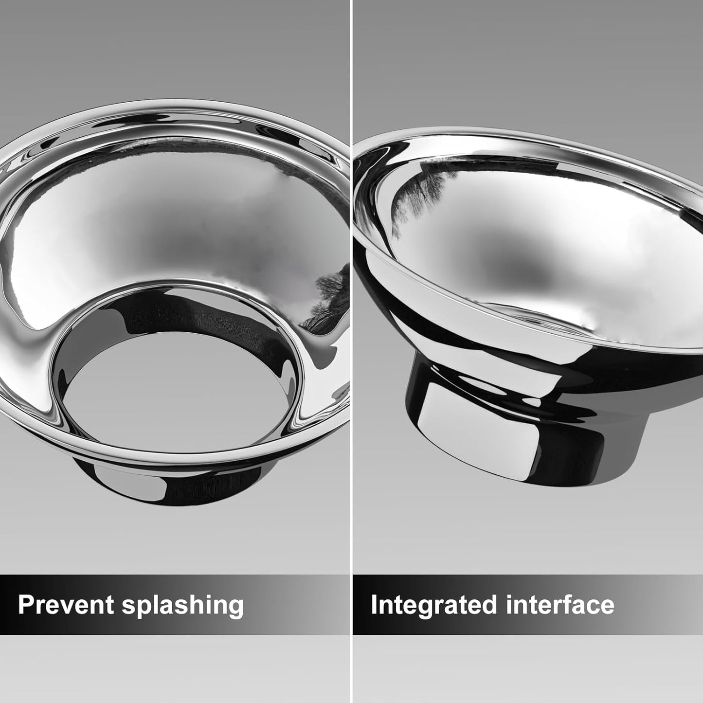 Canning Funnel with Stainless Steel Filter for Regular Mouth Mason Jars - Stainless Steel Funnel for Kitchen Filling, Canning Funnel (for use with Regular Mouth Mason Jars)