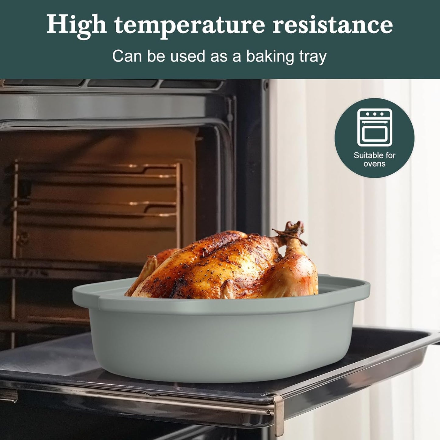 MAGNIFIQUE 4 Quart Claypot Multi-Cooker, with 8-in-1 Casserole Programmable Slow Cooker, Dutch Oven, Pasta, Nonstick Oven Safe Pot to 450°F, Olive