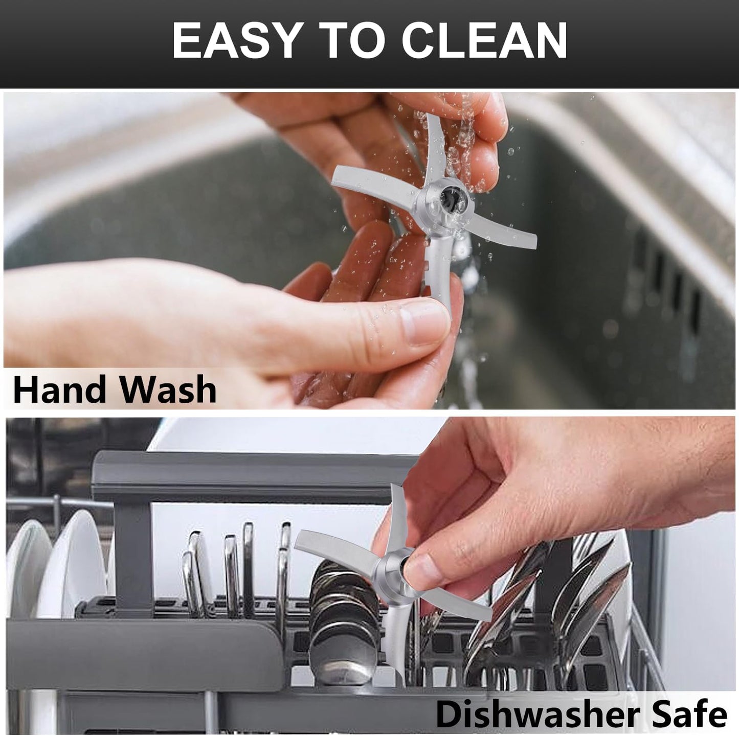 Replacement Paddle Blade for Ninja Creami NC500 Series Deluxe Ice Cream Makers Compatible with Creamerizer NC500 NC501 NC501H NC501HBL CN501CO Creamy Icecream Creamer Machine Mixing Accessories Parts