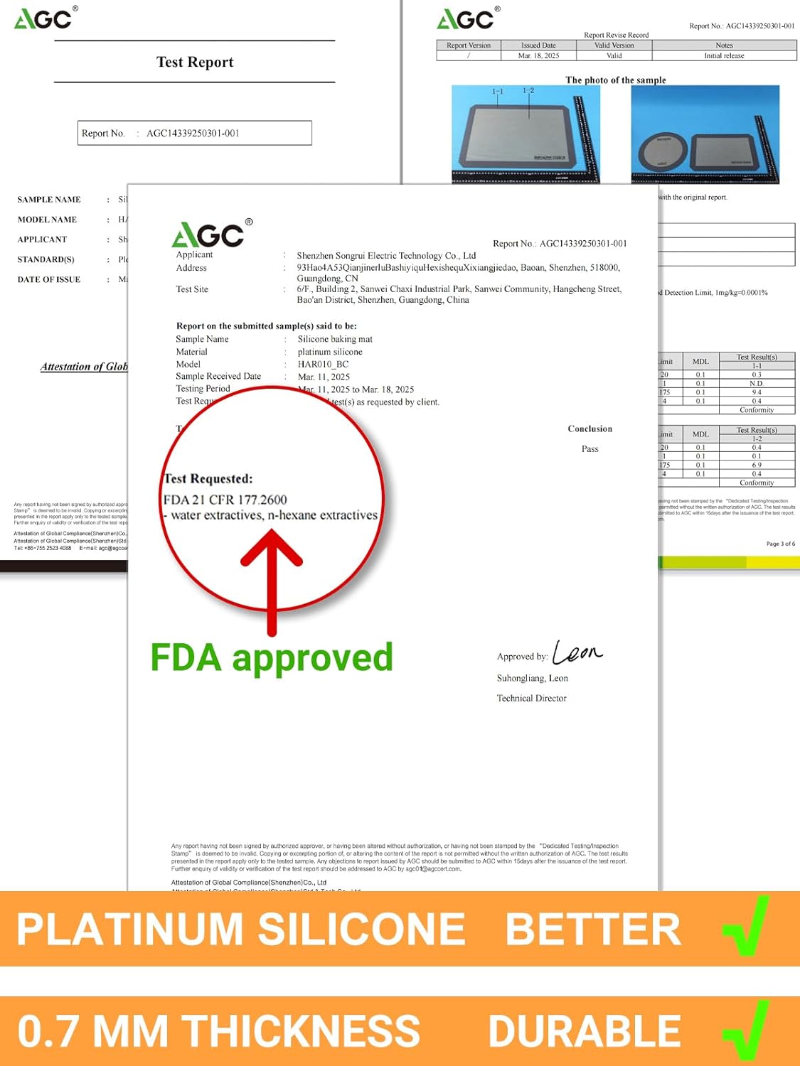 Sopito 5PCS Non Stick Platinum Silicone Baking Mat for Half Sheet & Quarter Baking Sheet and 9'' Pizza Pan, Reusable & Food Safe Heat Proof Up to 480℉ Cooking Mat, Red