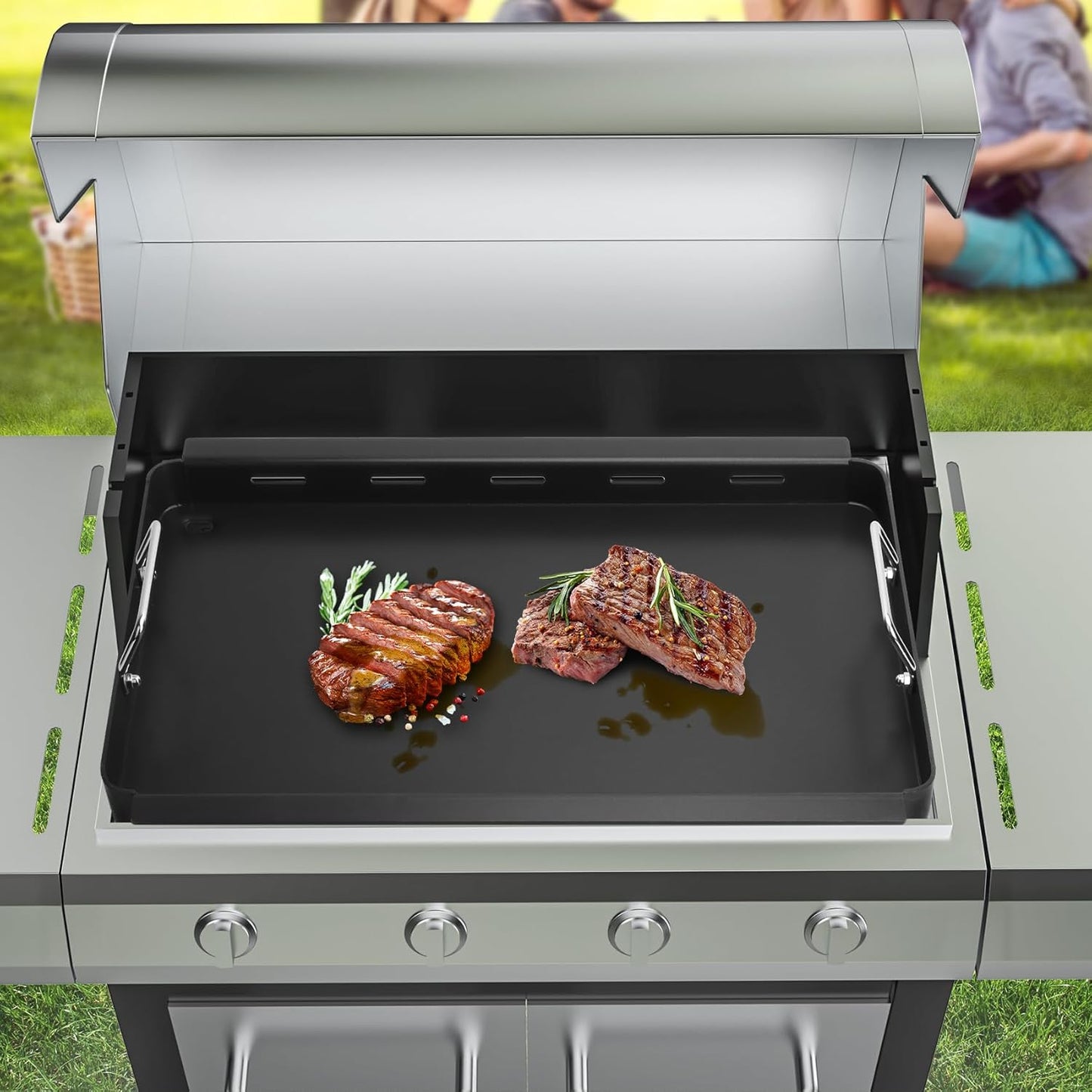 G533-0009-W1 Full-Size Griddle Inserts Replacement Parts for Charbroil Commercial Infrared 4 Burner 463257520 463255020 463439915 466242815 463276016 463242716 463255721 463242715 Gas Grills