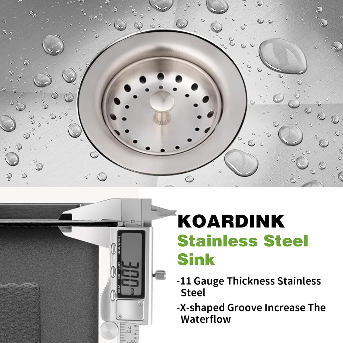 Kitchen And Bar Sink, 15x17 Inch Stainless Steel Drop In Kitchen Sink Modern Single Bowl Topmount Bar Sink Combo-Silicon Mat,Drain Strainer Set Compatibility With Various Kitchen & Bar Style