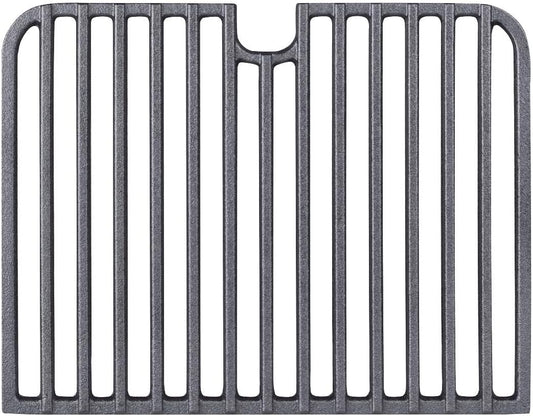 Cast Iron Go Grate (2), 5.8lbs, Rectangular, Heavy, Preseasoned, Non-Stick, Cooking-Grates, Fits Go Anywhere Charcoal and Gas Models