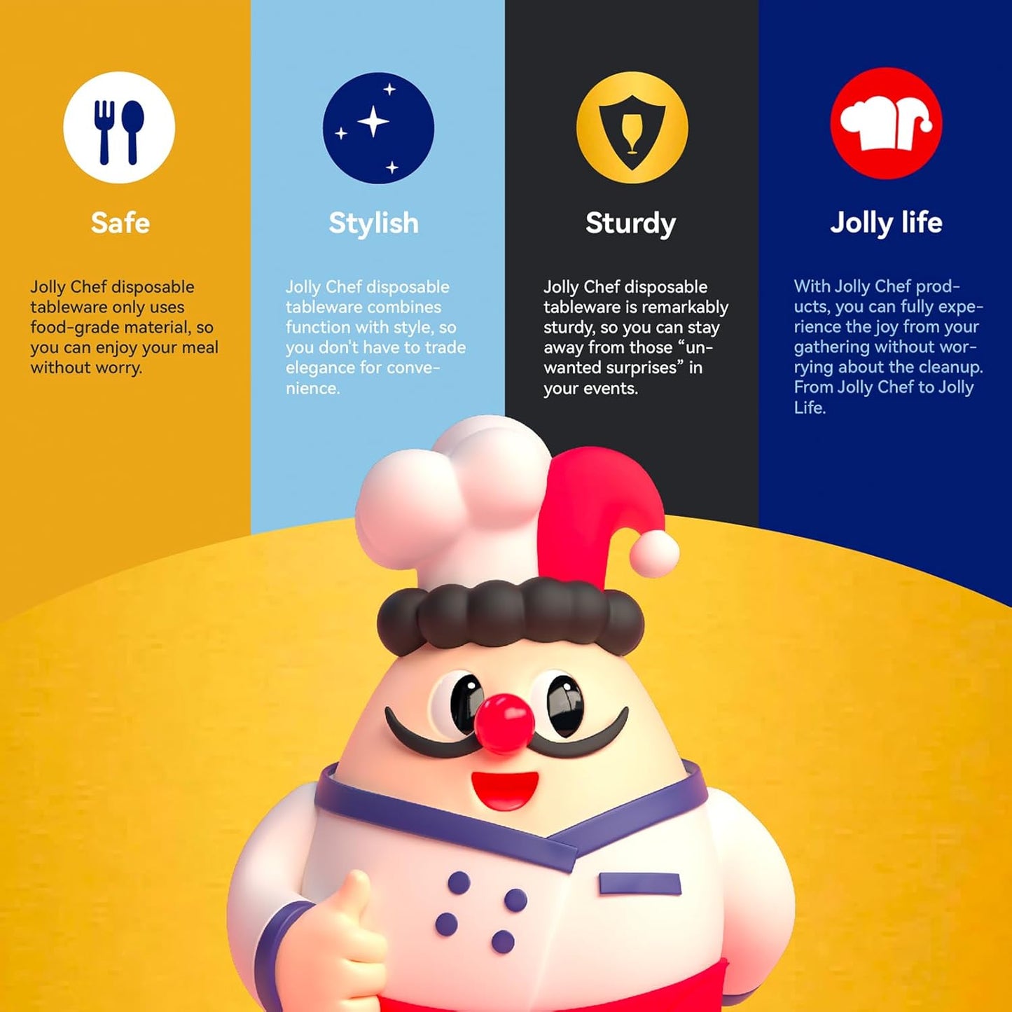 JOLLY CHEF 800 Pack Disposable Bathroom Cups 3 oz, Small Mouthwash Paper Cups for Party, Picnic, BBQ