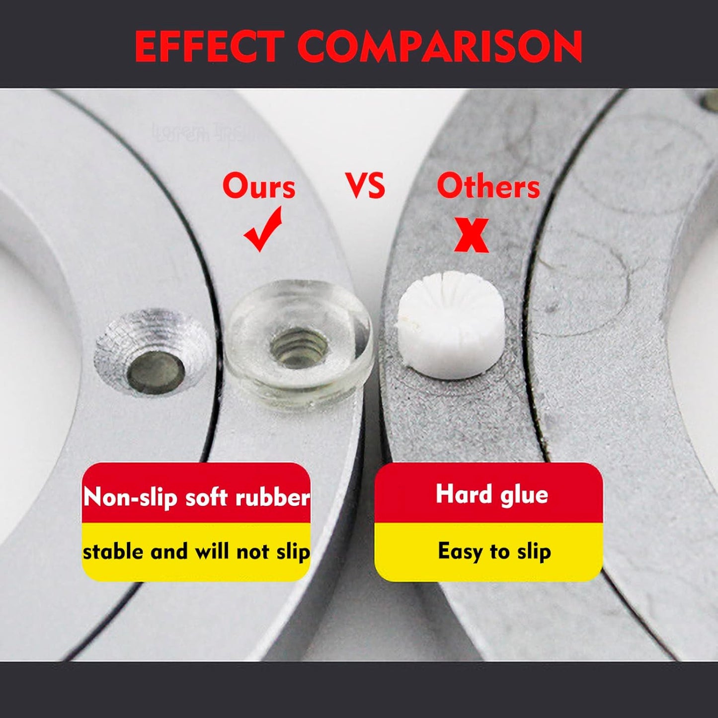 Aluminium Alloy Turntable Bearing, Heavy Duty Swivel Turntable Lazy Susan Rotating Bearing Turntable Round Dining Table Smooth Swivel Plate Hardware (450mm - 18inch)