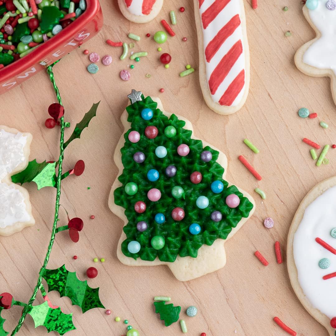 Cookie Cutter Kingdom, Christmas Cookie Cutters, Cookie Cutters Shape, Mold for Cakes Biscuits and Sandwiches (Christmas Tree)