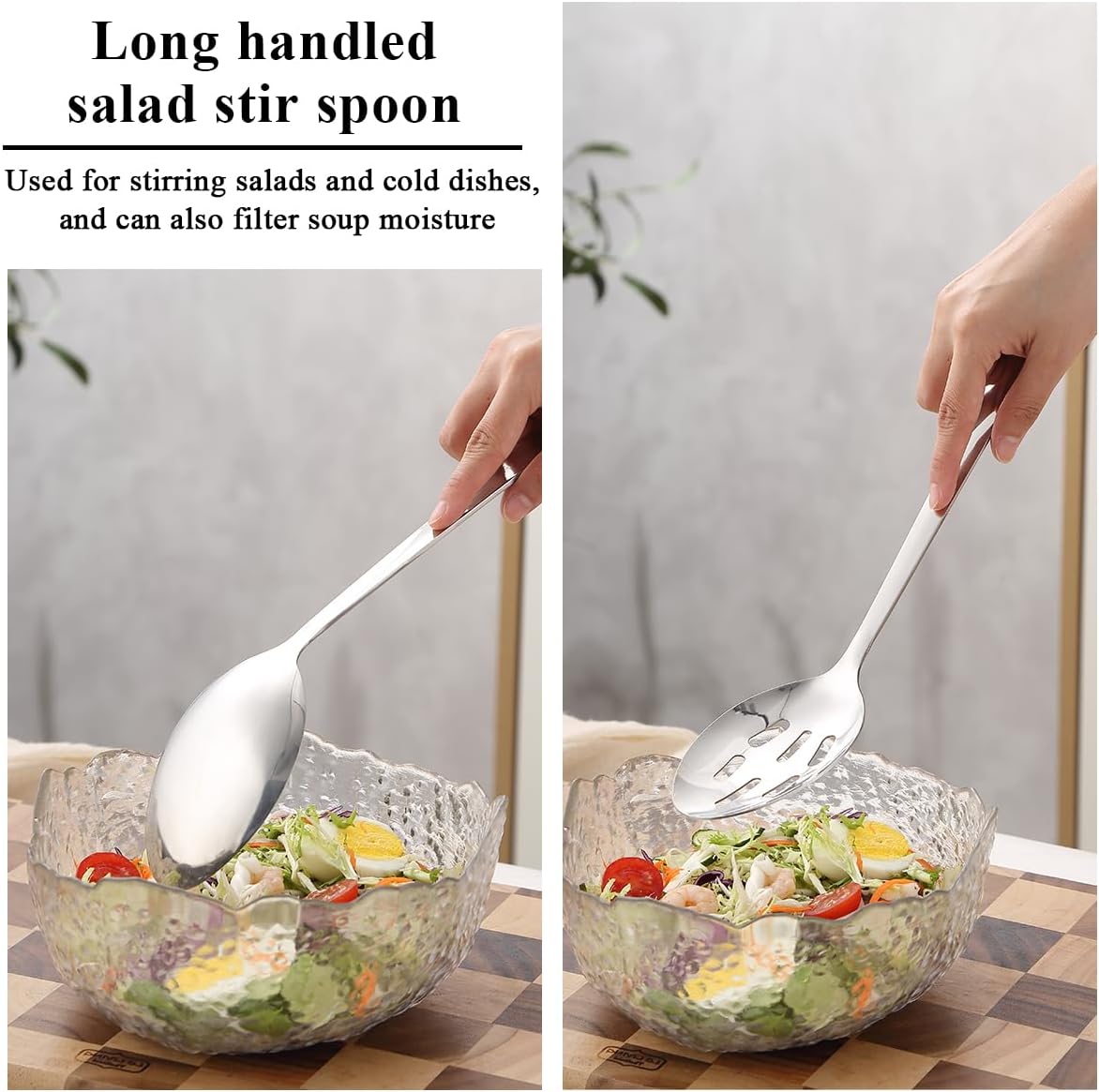 Evanda Kitchen Utensils Set 6pcs, Stainless Steel Cooking Utensils Set, Heavy Duty Kitchen Tools Spatulas Set, Home Essentials Kitchen Gadgets Accessories