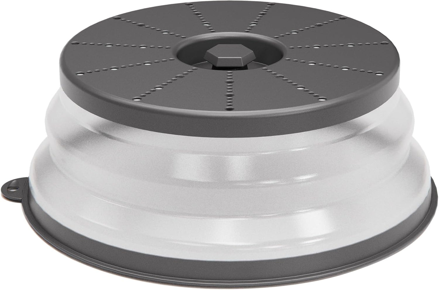 WVM Microwave Splatter CoverWVM Microwave Splatter Cover Vented for Food with Hook Hole, Splatter Guard & Colander Kitchen Gadget for Food, Meal Prep, Dark Grey