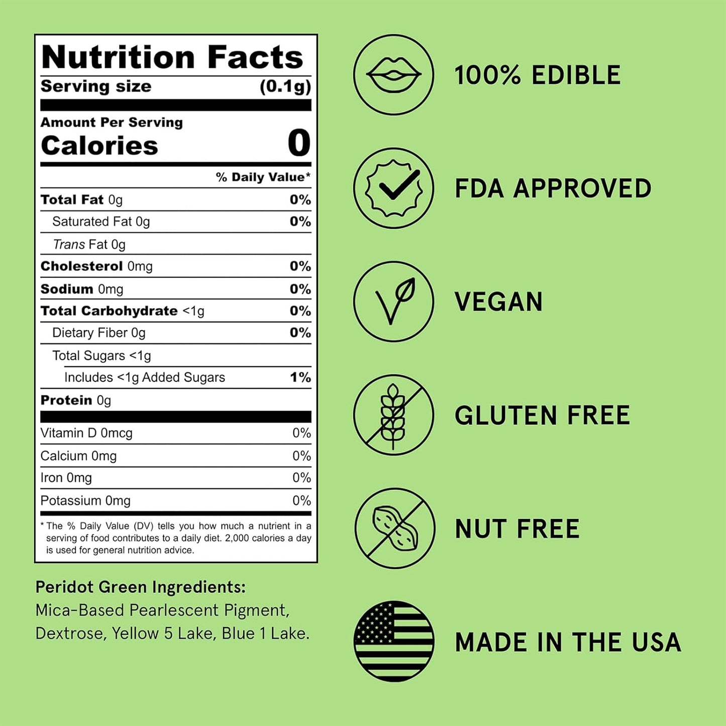 Fancy Sprinkles Limited Edition Halloween B'Witched Edible Glitter Set for Sparkling Food & Drinks, No Taste or Texture Peridot Green, Amethyst Purple, and Onyx Black (3 jars, 4gm each)