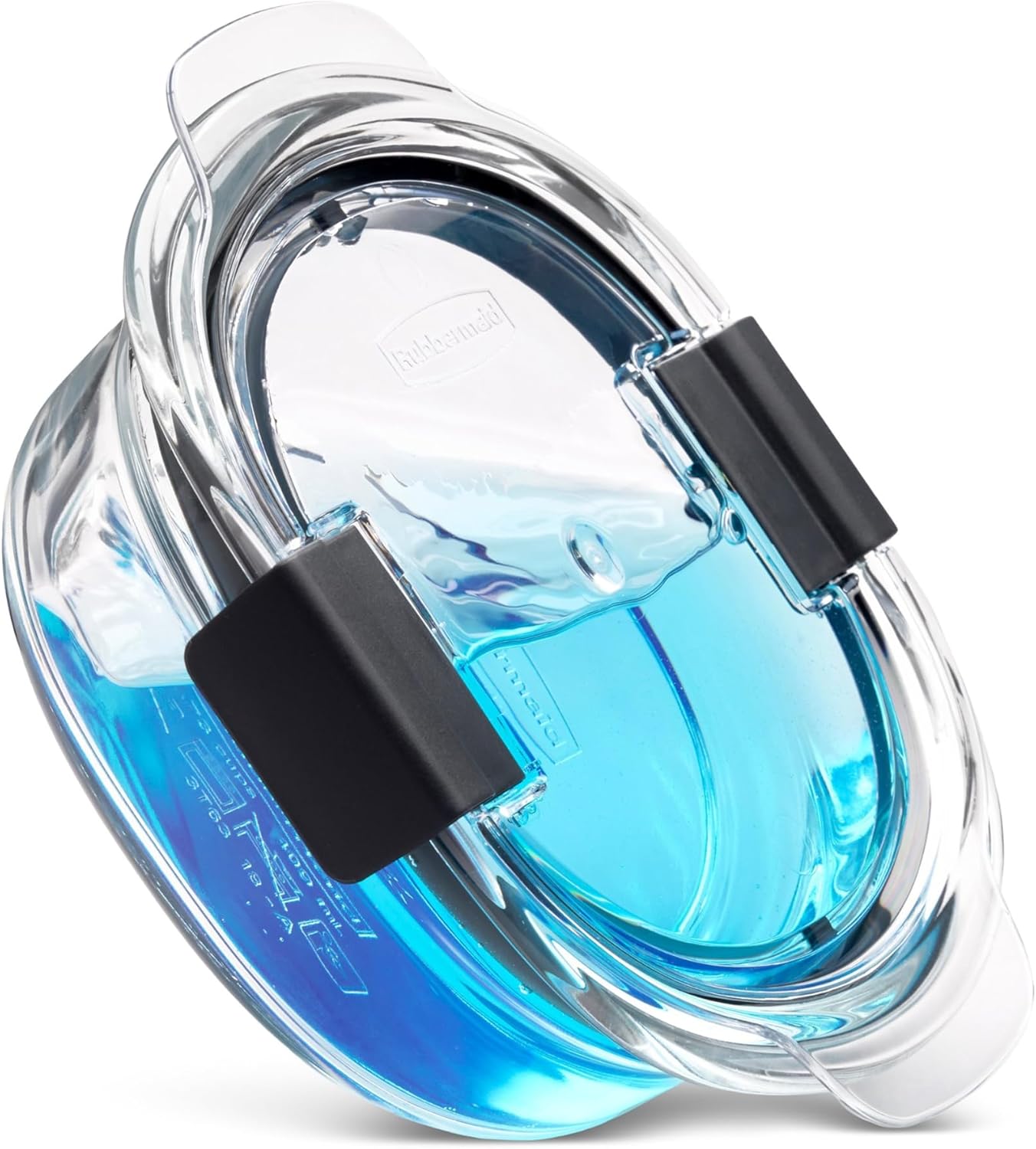 Rubbermaid Brilliance® Glass Round Leak-Proof 6-Piece Set Food Storage Containers, Food Containers with Lids, Meal Prep Containers