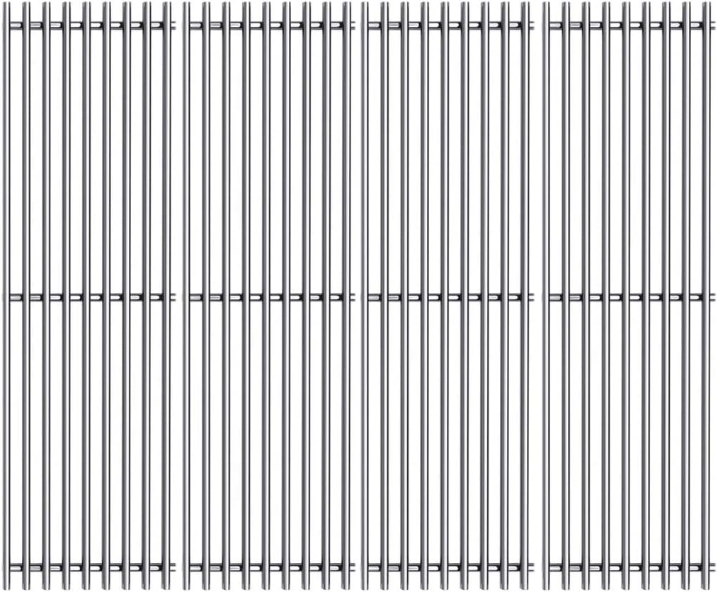 SES531 (4-Pack) 19 1/4" Stainless Steel Cooking Grid Grates for Nexgrill CK4CKWN, CG4CKW, CG4TCBN, CG4TCBRN, CG4TCN, CG4TDBRN, CG4TDN, CG5TCBN, CG5TCBRN, CG5TCN, CG5TDBRN, CG5TDN, CK4CKWN