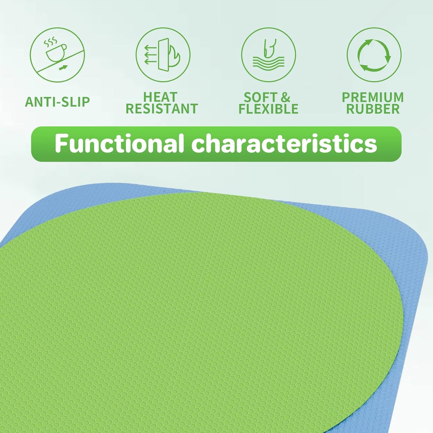 Leezmark 6 Pcs Jar Opener, Rubber Jar Grippers Multi-function Silicone Jar Gripper Pads Bottle Lid Opener Jar Openers for Seniors with Arthritis Weak Hands (6 Colors)